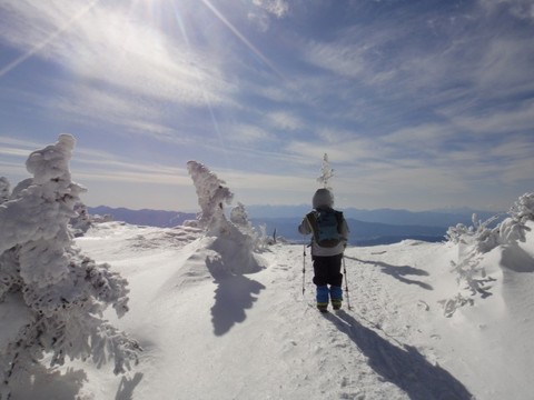 雪の北横岳!後編