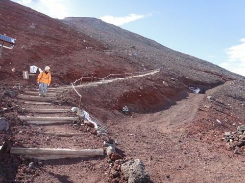 富士宮ルート!ヘロヘロの下山編(笑)