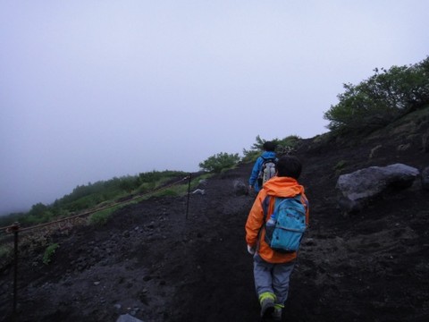 富士宮ルート!ヘロヘロの下山編(笑)