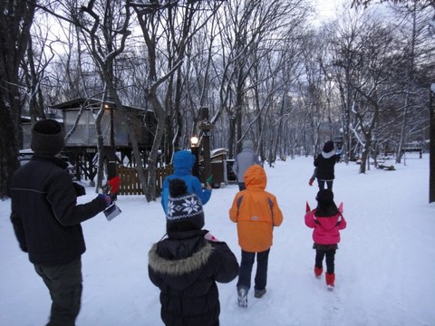 スウィートグラス雪中キャン!
