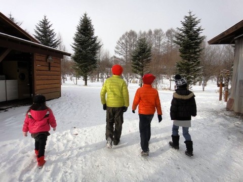 スウィートグラス雪中キャン!