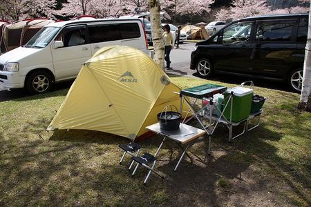 松田川ダムお花見キャンプ!2010