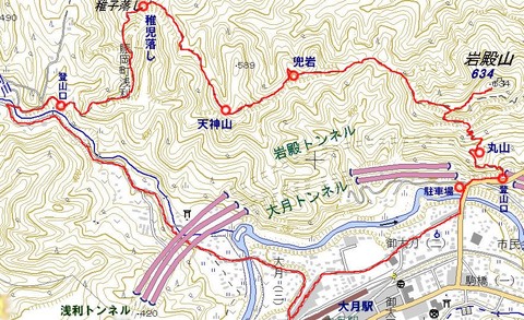 岩殿山!