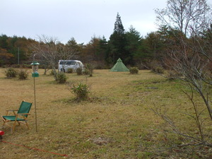 キャンプ 種山