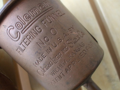 Coleman No.0 ファンネル パート2