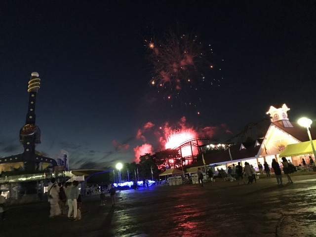 岩見沢はしご！いわみざわ公園キャンプ場、今年初花火！