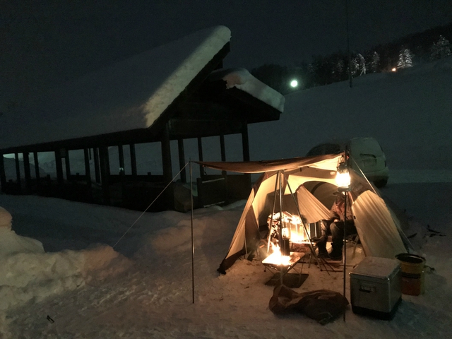 新幕試し張り!豪雪キャンプ エルム高原家族旅行村 1月28日~29日 新幕試し張り!豪雪キャンプ エルム高原家族旅行村 1月28日~29日