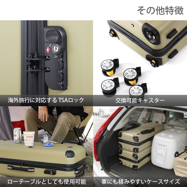 キャンパーのための防水スーツケース キャンパーのための防水スーツケース