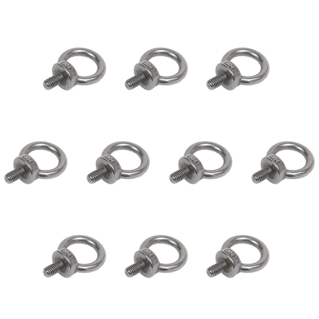 【10本セット】アイボルト M6 12mm 【10本セット】アイボルト M6 12mm