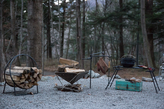 自然に包まれ静かな森でクリスマスキャンプ。＠napiオートキャンプ場