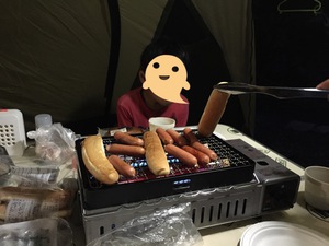 奥多摩キャンプ②〜記録的大雨編〜　2015.8.1初日午後