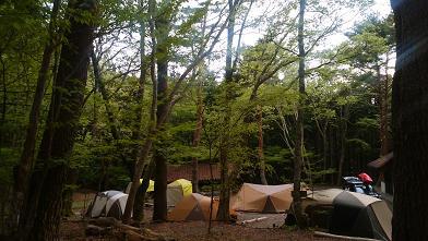 自然溢れるキャンプ場でキャンプして接岨湖でカヤック楽しんできました♫ その１