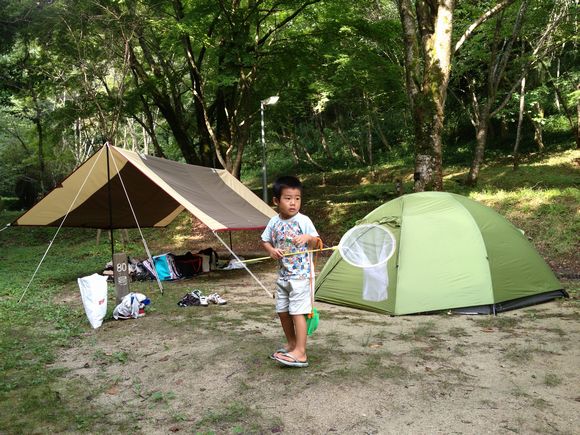 父子キャンプ　in　北山キャンプ場