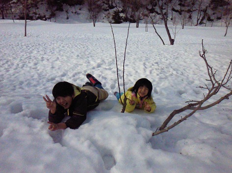 中蒜山　雪中キャンプ