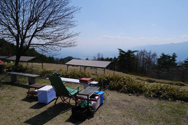陣馬形山キャンプスペース