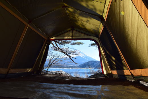 冬の浩庵キャンプ場