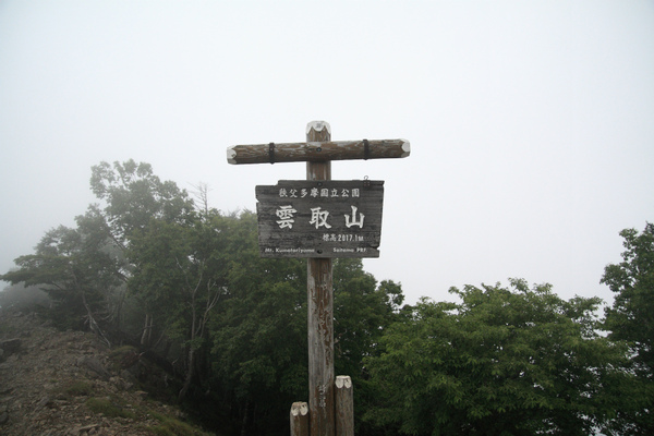 東京都の最高峰へ 東京都の最高峰へ