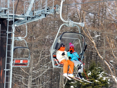 子連れでスキー@湯の丸スキー場　今回も大所帯。