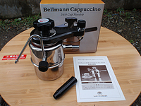 ワンバーナーとエスプレッソ・カプチーノマシンで作るコーヒー