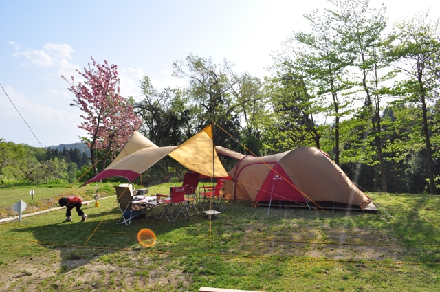 初！テント泊でキャンプ！！