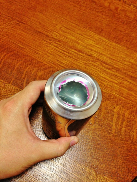 アルコールストーブ作ってみた・・^∀^