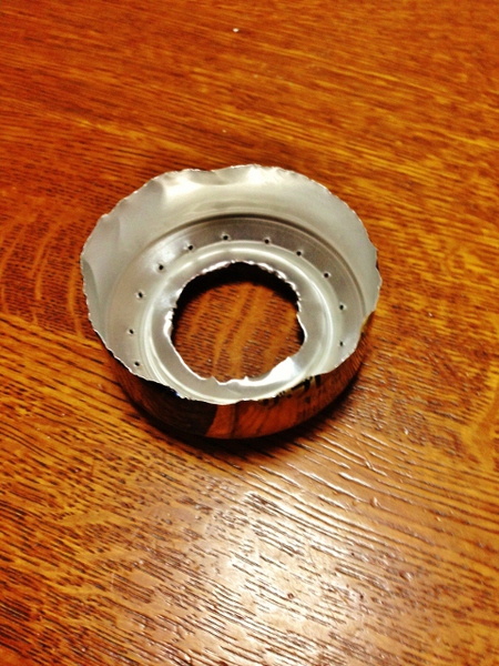 アルコールストーブ作ってみた・・^∀^