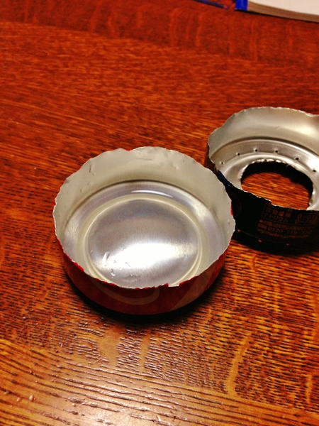アルコールストーブ作ってみた・・^∀^