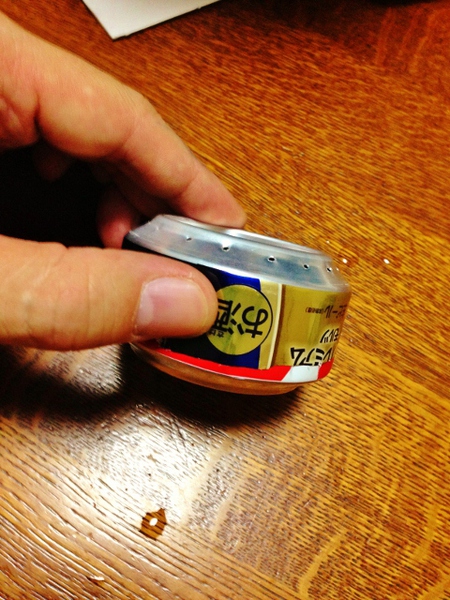 アルコールストーブ作ってみた・・^∀^