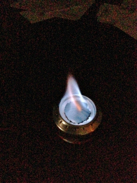 アルコールストーブ作ってみた・・^∀^