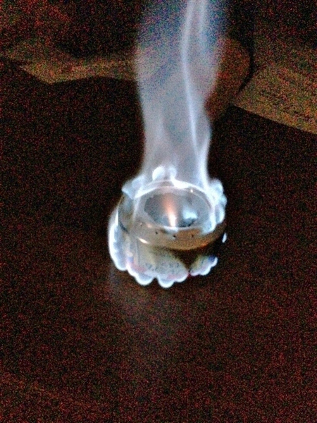 アルコールストーブ作ってみた・・^∀^