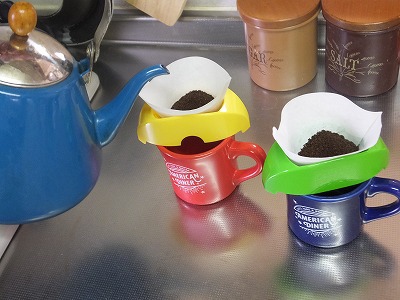 カフェ　ウノ（Caffe Uno)　カリタのシングルコーヒードリッパー