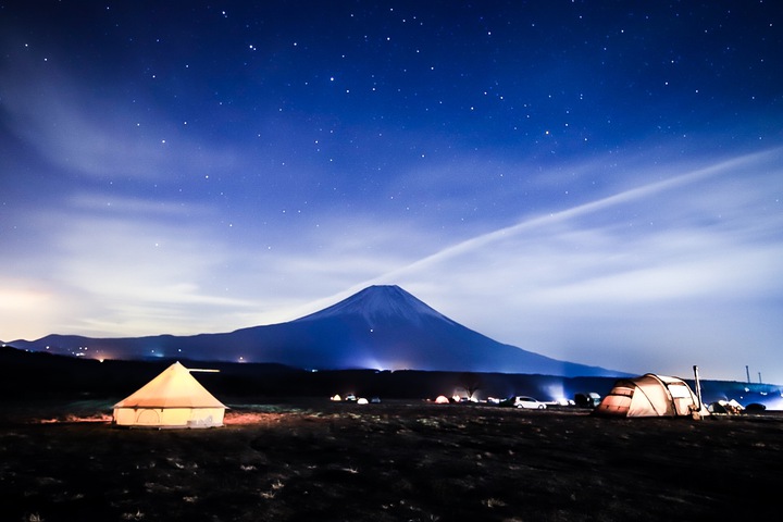 星空満天富士山キャンプ！
