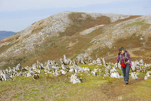* 紅葉とカレンフェルト 霊仙山登山 * 鈴鹿 * 紅葉とカレンフェルト 霊仙山登山 * 鈴鹿