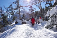 *冬の八ケ岳登山 天狗岳 * 黒百合-中山峠-天狗岳