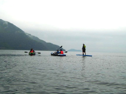琵琶湖へカヤックキャンプ／DAY2
