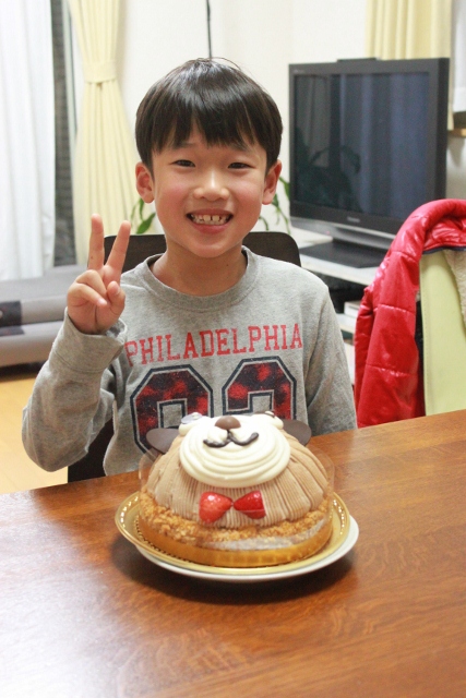 次男の7歳誕生日・・^∀^