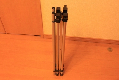 ヘキサタープとシステムスタンド