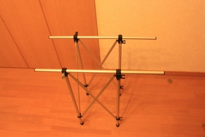 ヘキサタープとシステムスタンド