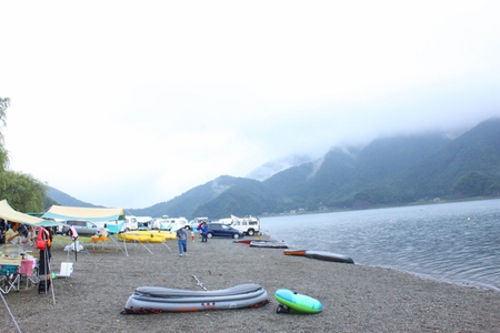 西湖自由キャンプ場・・^∀^
