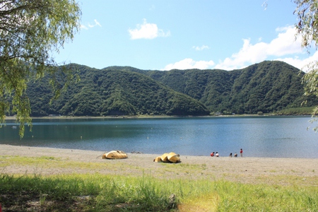 西湖自由キャンプ場・・^∀^