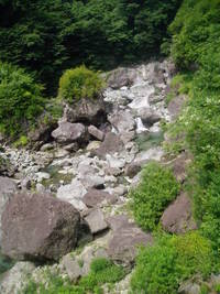栃木県箒川支流小蛇尾川(2004・7・24~25)