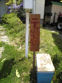 ポストが野鳥の巣箱に!!