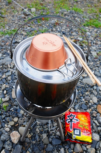Bebeと二人で夏キャンプ