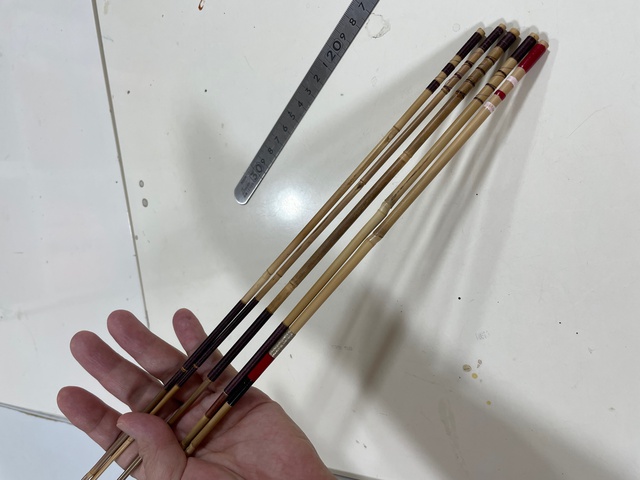 タナゴ竿2尺×5本、クイック量産中 タナゴ竿2尺×5本、クイック量産中