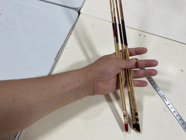 タナゴ竿2尺×5本、クイック量産中 タナゴ竿2尺×5本、クイック量産中