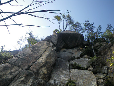 六甲山プロペラ岩