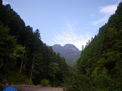 大峰・山葵谷から小普賢のコル、日本岳