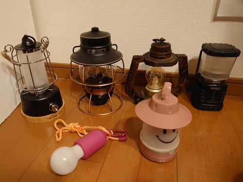 我が家のLEDランタン 我が家のLEDランタン