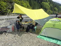 GWのデイキャンプは食すために （桑野橋河川公園）