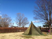 強風のデイキャンプ in 渡良瀬遊水池